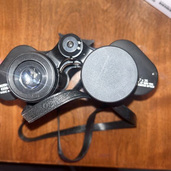 BUSHNELL SPORT PACK BINOCULARS, RADIO, HEADPHONES, GLASSES, CASE - Picture 2 of 11